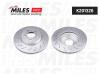 MILES K201326 Диск тормозной MILES K201326 MERCEDES W204/W212 09- передний D=295мм.с перфорацией