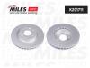 MILES K201711 Диск тормозной MILES K201711 Qashqai II 14- /Laef перед
