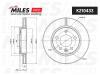 MILES K210433 Диск тормозной задний VW MULTIVAN V/TRANSPORTER V 03- (серия PRO с защитным покрытием) (TRW DF4312) 
