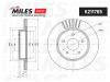 MILES K211765 Диск тормозной MILES K211765 X-Trail 15-