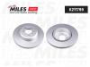 MILES K211799 Диск тормозной задний вентилируемый BMW 5 F10/11/7 F01-04 (серия PRO с защитным покрытием) (TRW DF66