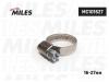 MILES MC101627 Хомут 16-27/9 мм, червячный, нерж.