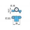 STARKMEISTER S19.0152 Кронштейн датчика ABS L=39 d=18 d=8.5 BPW ECO Plus 6.5-9t