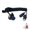 STARKMEISTER S270430 Кабель-адаптер 24V/L=4500mm/15 pol.to 2x7 pol./Type N/S (Plug:aluminum) Multibrand, 8JA 005 952-041