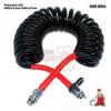 STARKMEISTER S28.1054 Шланг воздушный M16x1.5/M16x1.5 21виток Poliuretan ISO (черный) пластиковая защита от излома красная