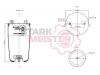 STARKMEISTER S44.4960-02 Пневморессора 4960NP02 без стакана BPW TYPE 30 K