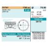 TEIKIN 381700.50 Поршни без колец Honda D17A1 d75.0+0.50 на 4 цил. (13010-PLM-A00) Teikin
