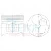 TEIKIN 39179A 0.50 Поршни без колец Isuzu 4EC1-T d76.0+0.50 ALFIN на 4 цилиндра (8-94129-431-0) Teikin