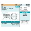 TEIKIN 421660.50 Поршни без колец Mazda FS d83.0+0.50 (FSY1-11-SAO) TEIKIN (на 4 цил)