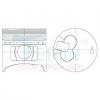 TEIKIN 43661050 Поршни (к-т 4 шт) MITSUBISHI DELICA/L200/PAJERO/MONTERO 4D55/4D56 91-