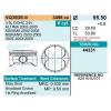 TEIKIN 443310.50 Поршень без колец Nissan VQ35DE V6 DOHC 24V d95.5+0.5 (A2010-8J101) Teikin