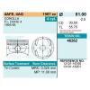 TEIKIN 462620.50 Поршни без колец Toyota 4A-F/-FE d81.0+0.50 (13101-16160) 92- TEIKIN  (на 4 цил)