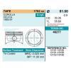 TEIKIN 462770.50 Поршни без колец Toyota 7A-FE d81.0+0.50  (13101-16150) TEIKIN  (на 4 цил)