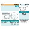 TEIKIN 462781.00 Поршни без колец Toyota 2C-T d86.0+1.00 TEIKIN (на 4 цил)