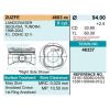 TEIKIN 463370.50 Поршни без колец Toyota 2UZ-FE d94.0+0.50 (L+R) TEIKIN (на 8 цил)