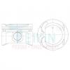 TEIKIN 46352 STD Поршни без колец Toyota 2JZ-GE 98- d86.0 STD на 6 цил.(13101-46081) TEIKIN