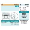 TEIKIN 46629A0.50 Поршень без колец Toyota 3C d86.0+050   (13101-64150) Teikin