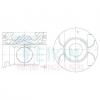 TEIKIN 46675AG100 Поршень без колец с масл. галереей Toyota 1KD-FTV d96.0+1.00 (13105-30020) Teikin