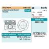 TEIKIN 46691AGSTD Поршень без колец ( цена за 1 шт) с масл. галереей Toyota Land Cruiser 1VD-FTV d86.0 STD (13101-0W02