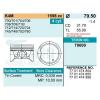 TEIKIN 70600050 Поршень  (к-т 4 шт)  050 RENAULT LOGAN/DUSTER K4M 07-