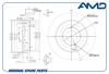 AMD AMDBD261 AMD.BD261_диск тормозной задний!\ Hyundai Solaris, KIA Rio 1.1-1.6i/CRDi 10&gt;