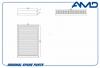 AMD AMDFA345 AMD.FA345_фильтр воздушный!\ Toyota Land Cruiser VII J200 4.6/4.7 07&gt;, Lexus LX III URJ 5.7 07&gt;
