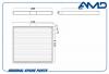 AMD AMDFC327C Фильтр салона 95981206/AMD.FC327C (угольный) AMD