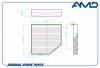AMD AMDFC718C Фильтр салона VAG A6 (4G2/4G5) 11-, A7 (4GA) 10-, A8 (4H) 10- AMD угольный