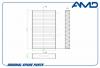 AMD AMDFC741C Фильтр салонный 6R0820367/AMD.FC741C (угольный) AMD