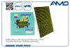 AMD AMDFC742A Фильтр салона 1H0819644B/AMD.FC742A (антибактериальный, угольный) AMD