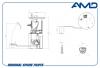 AMD AMDFP196 Насос топливный Kia Sorento 09- 2.4 16V G4KE в сборе AMD