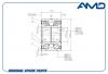 AMD AMDGH034030 Подшипник ступицы передней 90279331/9453524/GH034030 AMD