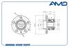 AMD AMD.HUB59 Ступица передняя