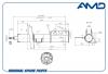 AMD AMDSA222R Амортизатор передний правый газовый 13331987/22-183651/AMD.SA222R AMD