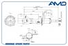 AMD AMDSA718R AMD.SA718R_амортизатор передний! правый газовый\ Ford Focus III/C-Max 10&gt;