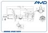 AMD AMDSA729L Амортизатор Hyundai Creta 1,6 (2WD) 15- передний AMD газовый левый