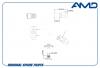 AMD AMDSEN274 AMD.SEN274_датчик давления жидкости ГУР!\ Renault Logan/Sandero 04&gt;, Lada Largus 12&gt;