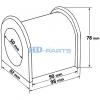 HD-PARTS 312305 Втулка стабилизатора 71x50x103 Scania 2/3/4/P/R