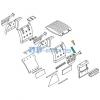 HD-PARTS 319290 Защелка резиновая заднего подкрыльника Scania 4/P/G/R/T