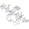HD-PARTS 319291 Кронштейн крепления брызговика Scania 4s/R-series