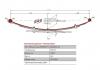 ЧМЗ 600805TY291210110 Коренной лист рессоры TOYOTA HILUX 05-