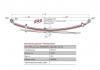 ЧМЗ 600806HD2912103 600806HD-2912103_лист рессоры задний! №3 60х8 L=1100\ Hyundai