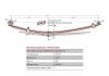 ЧМЗ 700807HD2912102 700807HD-2912102_лист подкоренной задн.! №2 70х8, L=1240\ Hyundai