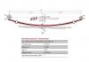 ЧМЗ 700905KA2912102 700905KA-2912102_лист подкоренной! рессоры задней №2 70х9 L=1220\ KIA