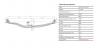ЧМЗ 902603VV290201210 902603VV-2902012-10_рессора 3 лист перед.! L=1720\ Volvo, RVI