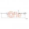 COFLE 109454 Трос стояночного тормоза MB: SLK200/280/350 04- 1004/780 mm