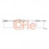 COFLE 92104745 Трос стояночного тормоза задн CITROEN JUMPER (III) all 40mod 06-