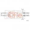 COFLE 92105343 Трос стояночного тормоза задн FORD TRANSIT CONNECT 200/220 DS1,8TDdi-1,8TDCi-1,8 (large mod.) not AB
