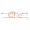 COFLE 92105360 Трос стояночного тормоза передн FORD FOCUS all 01-04
