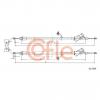 COFLE 92105364 Трос стояночного тормоза FORD: FOCUS REAR 05- 1450/1338 + 1500/1388 mm